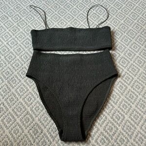 Toteme Smocked Bikini (Green)